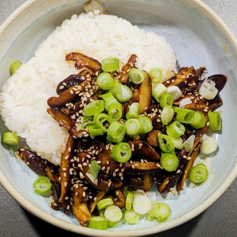 Sweet and Sticky Shiitake